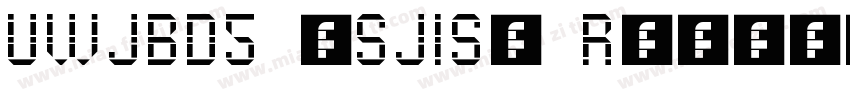 UWJBD5 (SJIS) Regular字体转换
